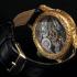 Vintage Mens Wristwatch Wandolec based on VACHERON CONSTANTIN Movt Gold Skeleton Wrist Watch
