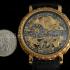 Vintage Mens Wristwatch Gold Skeleton Hans Gisiger Regulateur Men's Wrist Watch