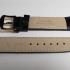24mm 22mm Wandolec Black Mens Wrist Watch Band Genuine Crocodile Leather Strap