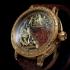 Vintage Men's Wrist Watch Gold Skeleton Mens Wristwatch IWC Schaffhausen Movement