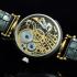 Vintage Men's Wrist Watch Skeleton Wandolec Mens Wristwatch Levrette Swiss Movement