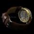 Vintage Men's Wristwatch Gold Skeleton Mens Wrist Watch LE COULTRE Movement