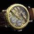Vintage Men's Wristwatch Gold Skeleton Mens Wrist Watch LE COULTRE Movement