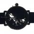 Vintage Mens Wrist Watch Gold Skeleton with Stones Men's Wristwatch 1885's OlympiaSwiss Movement Casino Style