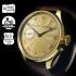 Vintage Men's Wrist Watch Gold Watch with Original Swiss Movement 1910