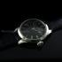Vintage Men's Wristwatch Black Mens Watch with Parsifal Swiss Movement 1920