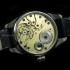 Vintage Men's Wristwatch Black Mens Watch with Parsifal Swiss Movement 1920