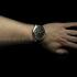 Vintage Men's Wristwatch Black Mens Watch with Parsifal Swiss Movement 1920