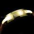 Vintage Mens Wristwatch Gold Mens Watch with Rare Swiss Movement 1890, Guilloche Dial