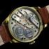 Vintage Mens Wristwatch Gold Mens Watch with Rare Swiss Movement 1890, Guilloche Dial