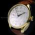 Vintage Mens Wristwatch Gold Mens Watch with Rare Swiss Movement 1890, Guilloche Dial