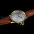 Vintage Mens Wristwatch Gold Mens Watch with Rare Swiss Movement 1890, Guilloche Dial