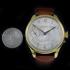 Vintage Mens Wristwatch Gold Mens Watch with Rare Swiss Movement 1890, Guilloche Dial