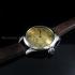 Vintage Mens Wrist Watch Stainless Steel Mens Watch with Swiss Movement 1920 Original Dial