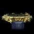 Vintage Men's Wristwatch Gold Skeleton with Stones Mens Wrist Watch with Omega Swiss Movement 1914