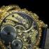 Vintage Men's Wristwatch Gold Skeleton with Stones Mens Wrist Watch with Omega Swiss Movement 1914
