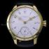 Vintage Men's Wristwatch with Original 1888 Patek Philippe Movement & Porcelain Dial in New Gold & Stones Case