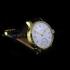 Vintage Men's Wristwatch with Original 1888 Patek Philippe Movement & Porcelain Dial in New Gold & Stones Case