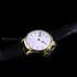 Vintage Men's Wristwatch with Original 1888 Patek Philippe Movement & Porcelain Dial in New Gold & Stones Case