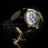 Vintage Men's Wristwatch with Original 1888 Patek Philippe Movement & Porcelain Dial in New Gold & Stones Case