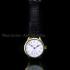 Vintage Men's Wristwatch with Original 1888 Patek Philippe Movement & Porcelain Dial in New Gold & Stones Case