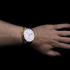 Vintage Men's Wristwatch with Original 1888 Patek Philippe Movement & Porcelain Dial in New Gold & Stones Case