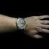 Vintage Mens Wrist Watch with Stones Men's Wristwatch with Norse Engraved and Terasse Swiss Movement 1910