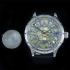Vintage Mens Wrist Watch with Stones Men's Wristwatch with Norse Engraved and Terasse Swiss Movement 1910