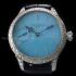 Vintage Men's Wrist Watch with Original 1924 Patek Philippe Movement & New Tiffany Colour Dial and High Quality Engraved Case