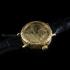 Vintage Mens Wristwatch Gold Mechanical Men's Wrist Watch Relda Swiss Movement 1930's Red Stones