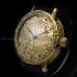 Vintage Mens Wristwatch Gold Mechanical Men's Wrist Watch Relda Swiss Movement 1930's Red Stones