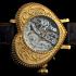 Wandolec based on TIFFANY Movt Vintage Mens Wrist Watch Skeleton Gold Men's Wristwatch