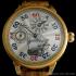 Vintage Men's Wrist Watch Gold Regulateur Mens Wristwatch Swiss Omega Movement