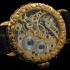 Alpina Vintage Men's Wristwatch Gold Skeleton Men Black Germany Mens Wrist Watch