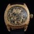 Vintage Men's Wrist Watch Gold Skeleton Mens Wristwatches Swiss Zenith Movement