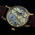 Vintage Men's Wristwatch Half Skeleton Gold & StonesMens Wrist Watch Alpina Germany Movement