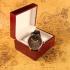 Vintage Mens Wrist Watch Military Style Men's Wristwatch Wandolec Design Horos Movement	