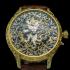 Vintage Men's Wristwatch Gold Skeleton Mens Wrist Watch Lip Movement Heraldic Lion