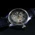 Vintage Men's Wristwatch Stainless Steel Skeleton Mens Wrist Watch Rolex Swiss Movement