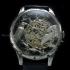 Vintage Mens Wrist Watch Skeleton with Stones Men's Wristwatch Longines Original Movement 1912