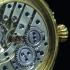 Vintage Mens Wristwatch Gold Mechanical Men's Wrist Watch Le Coultre Movement 1930's Blue Stones