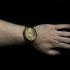 Vintage Mens Wristwatch Handmade Skeleton with Stones Men's Wrist Watch Urania Swiss 1910's Original Movement