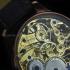 Vintage Mens Wristwatch Handmade Skeleton with Stones Men's Wrist Watch Urania Swiss 1910's Original Movement