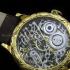 Vintage Men's Wrist Watch Skeleton & Stones Mens Wristwatch Louis Ulysse Chopard LUC Movement 1890's
